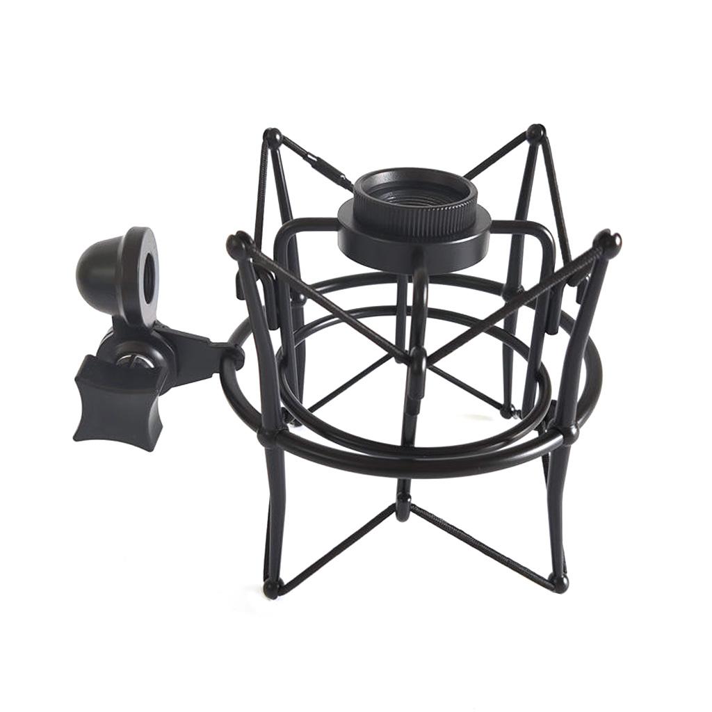 

Металлическое крепление Spider Suspension Противоударное крепление для микрофона Spider Suspension Противоударное крепление для микрофона Clip Bracket чёрный
