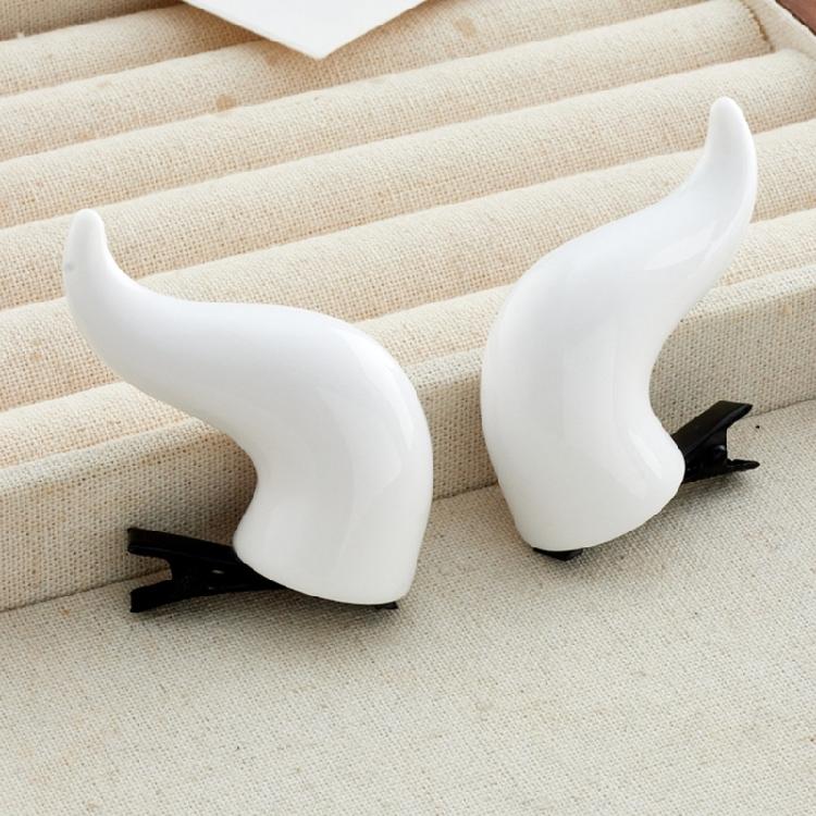 Devil Horn Hair Clip Halloween Party Dressingup Side Clip Costume Props Headwear