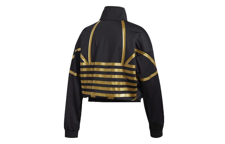 Adidas Originals Jackets Women s Black Stand Collar Moderate Other FS7220 32