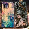 Kokospalmen-Muster Handyhülle Cover für Xiaomi Poco F6 F5 F4 F3 X6 X5 X4 X3 NFC M5 M4 M3 C51 C50 C55 GT 5G Weiches TPU Hüllen Taschen