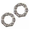 2pcs – silver