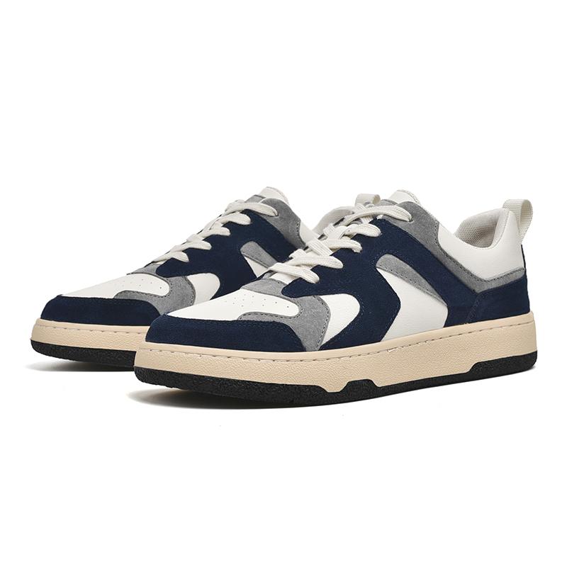 

New Men s Flat Sneakers Trendy Sports Casual Shoes Breathable Anti Slip and Wear Resistant Daily Four Seasons Outdoor 44 синий