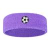 Soccer Printed High Elasticity Sweatband Polyester Polyester Knit Headband  Running