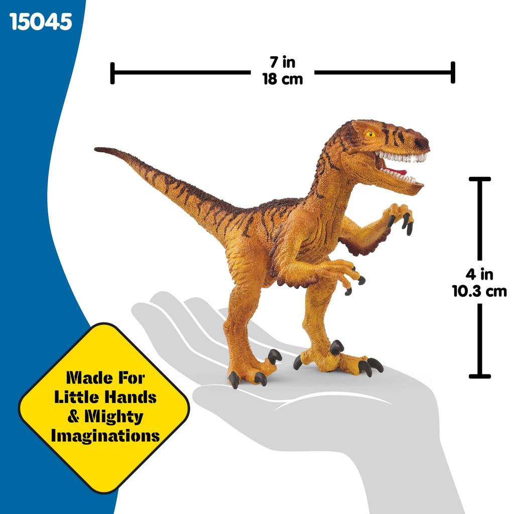Schleich Dinosaur Velociraptor 15045 (Brown)