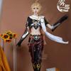 Genshin Impact Costume Cosplay Aether Uniforme da Carnevale per Adulti Parrucca Costumi per Feste di Halloween Anime Maschera Donna Gioco