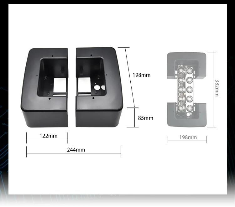 DC48V Ultrasonic Humidifier With 220V Waterproof Power Supply 10 Head Atomizer Fog Machine 5Kg/H Mist Maker Fogger