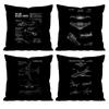 Aircraft hand drawing Air Cushion Cover Pattern Printed Pillowcase for Living Room Sofa Cushion Cover & Bedroom Decor