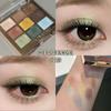 Herorange Pink Mist Dream Nine-Color Eyeshadow Palette Matte Smoky Pink Series Fine Shimmer Pearlescent Brightening Young Girl Makeup