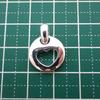 Used Tiffany SV925 Heart Pendant Top (j42-18)