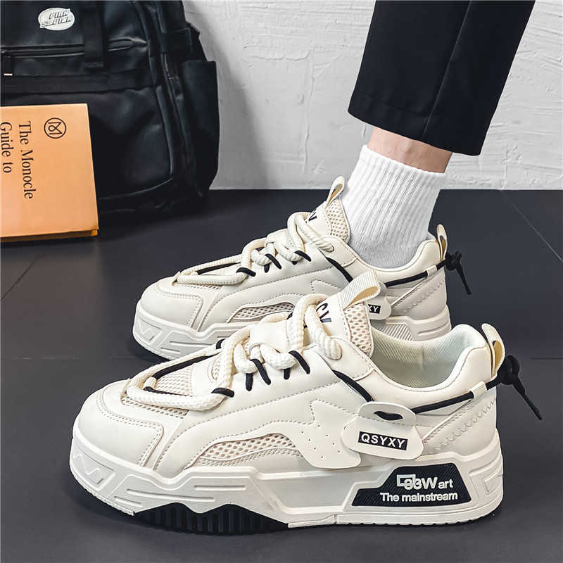 Fashion High Sole Without Heel Shoes For Men Sports Flats Original Men's Sports Boots Sneakers Designer Luxury Excercise