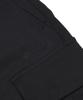 STIGMA 10S Twill Cotton Wide Parachute Pants Black