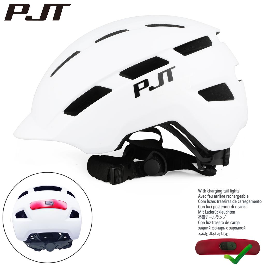 Pjt Cycling Helmet In-Mold Road Usb Rechargeable Tail Light/Helmets Bag For Your Choice Bicycle Helmet Safe Hat Mtb Bike Helmet