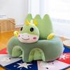 Baby Sofa Chair Cartoon Animals Baby Seat with Leg Holes Handles Non-Slip