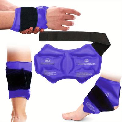 Ankle Brace Ice Pack Wrap For Injuires Hot Cold Therapy Reusable Gel Cold Pack Ankle Support For Pain Relief Sprains
