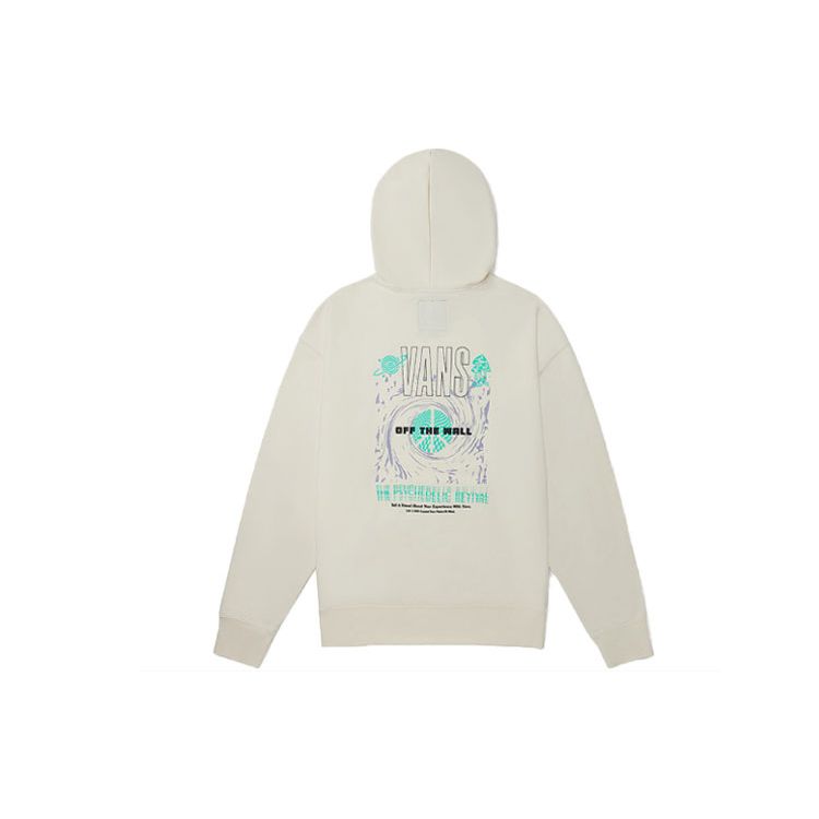 

Vans Vortex Pattern Printed Casual Pullover Hoodie Men hoodies White VN0A5H75FS8 M