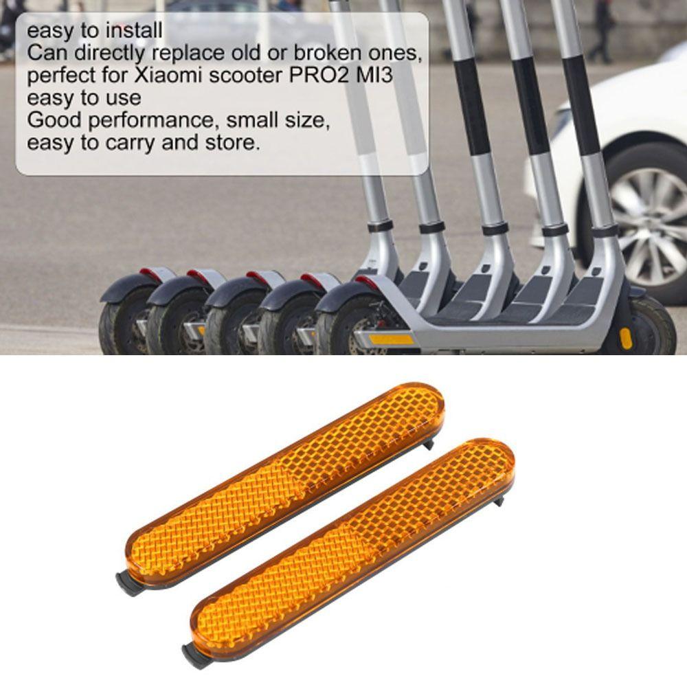 2 Paar Gelbe Reflektierende Streifen für Elektroroller für die Verwendung mit Xiaomi Mi 3 Pro 2 Elektroroller