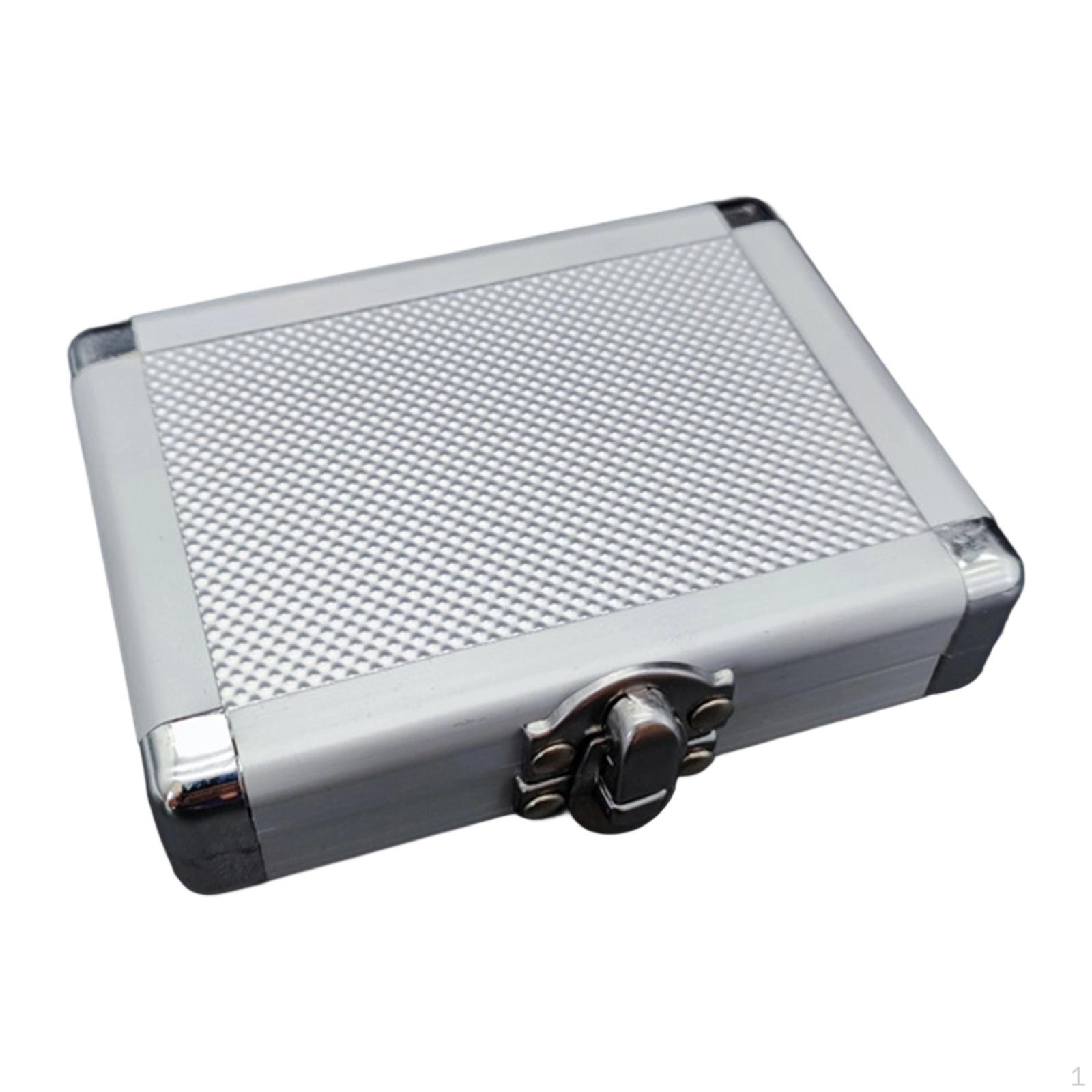 

Кейс для переноски из алюминиевого сплава, Мини-кейс для инструментов, Жесткий кейс, Легкий, 7,09 x3,39 x1,14