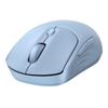 HP 400 Silent Wireless Mouse Bluetooth USB Dongle Sensor Up To 6000 Silicone Battery Life Up To 24 Ambidextrous Design Blue 2.4GHz Connection,