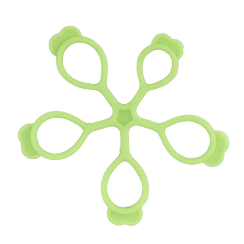 Silicone Finger Stretcher Flower Shape Springback Decompression Hand Grip Strengthener for Office Outdoors