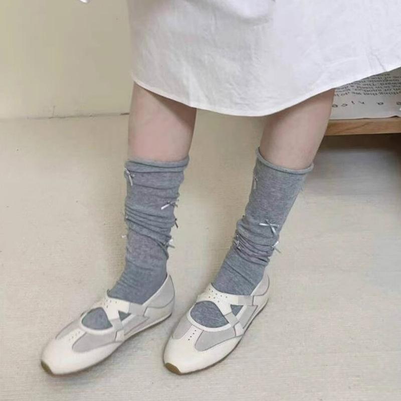 Sheepskin version~ Korean version of niche leather flat-bottomed Mary Jane shoes women's new versatile cross-belt casual ballet shoes