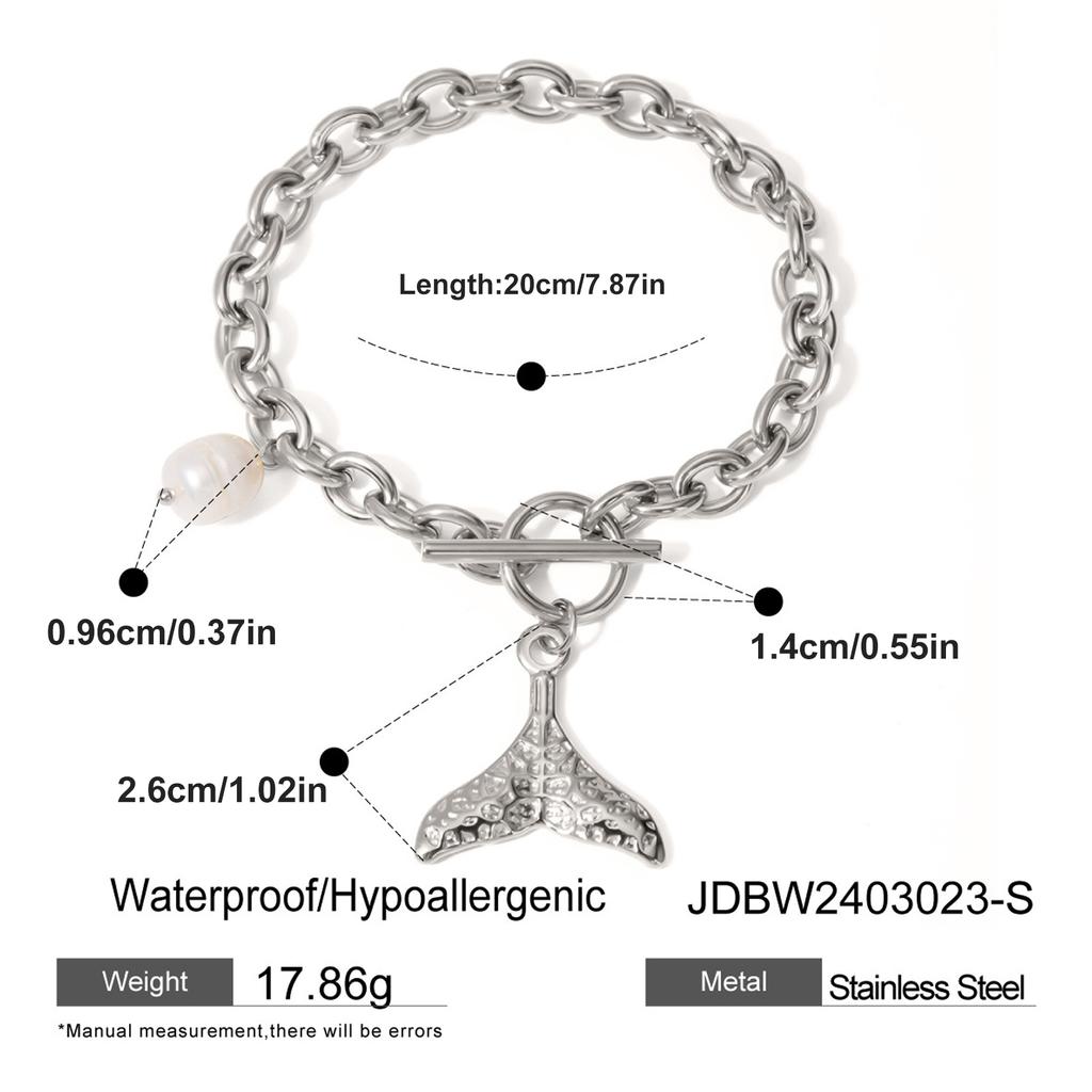 Lovely Ocean Bracelet Delicate Hand Jewelry Shell Bracelet Sweet Accessories Stainless Steel Texture for Special Event