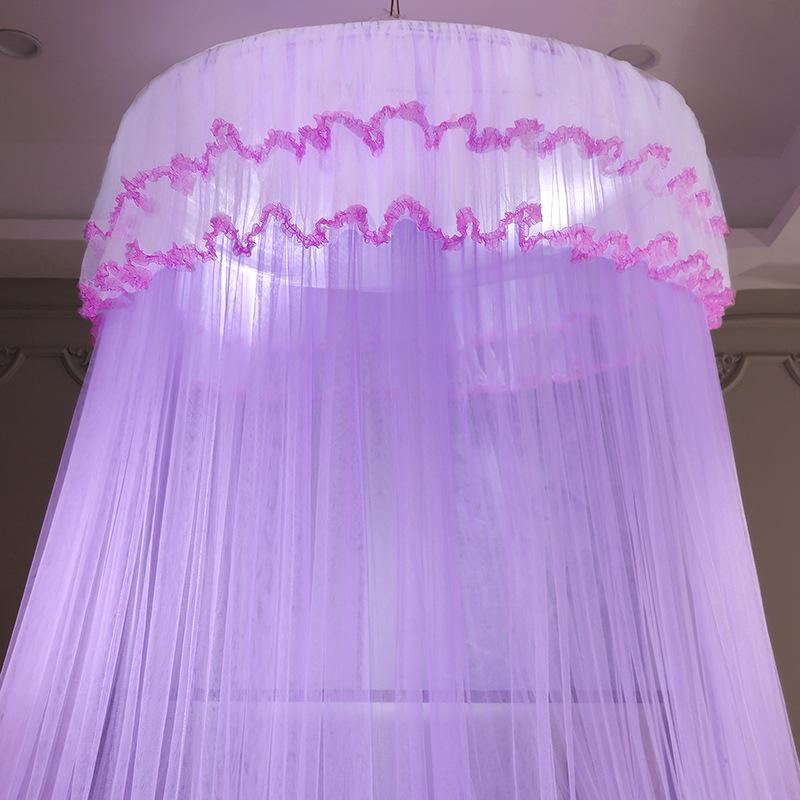Hanging Dome Mosquito Nets Foldable Encrypted Net Home Bed Nets for 1.5 1.8 Meter Bed Princess Ceiling Net