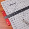 Silver & Red T-Shaped Square Ruler 6 inch Scale Ruler  DIY Hobby Model Making Tools