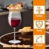 Wine Glass Lid Bamboo Wine Coaster Round Wine Glass Top Dessert Placement Lid