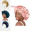 Bonnet de Nuit en Satin pour Femmes avec Nœud Papillon Lien Réglable Soin des Cheveux Bonnet de Nuit Doux en Soie