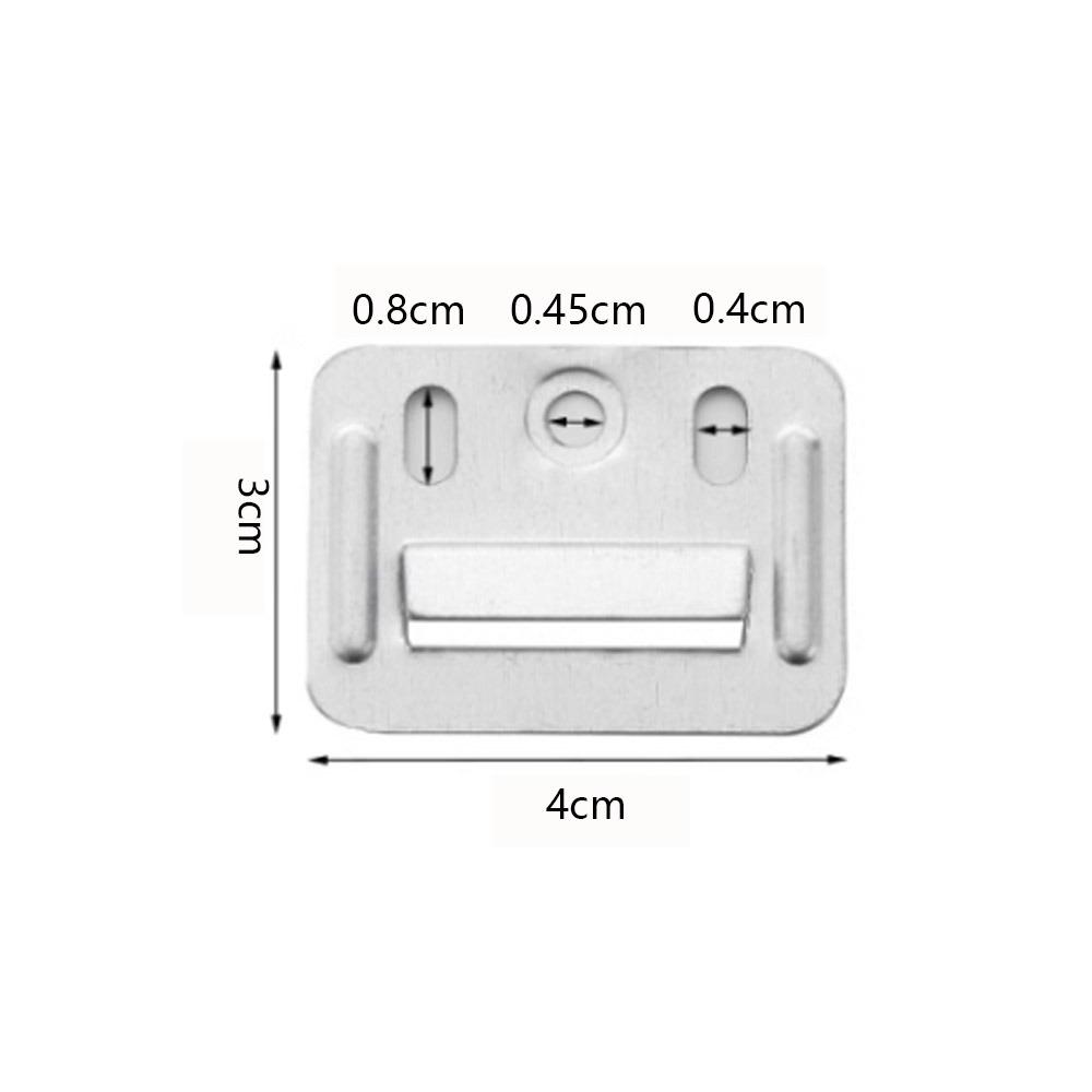 100PCS Buckle Hasp Plate Wall Panel Buckle Clamp Fastener Hardware Furniture Wainscot Board Clip