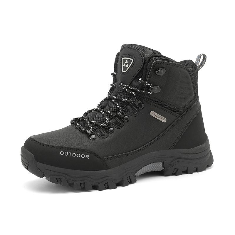 2025 Men's Plus Size Wear-Resistant Winter Hiking Snow Boots
