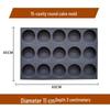 Ice Joy 15-Hole Round Cake Baking Mold