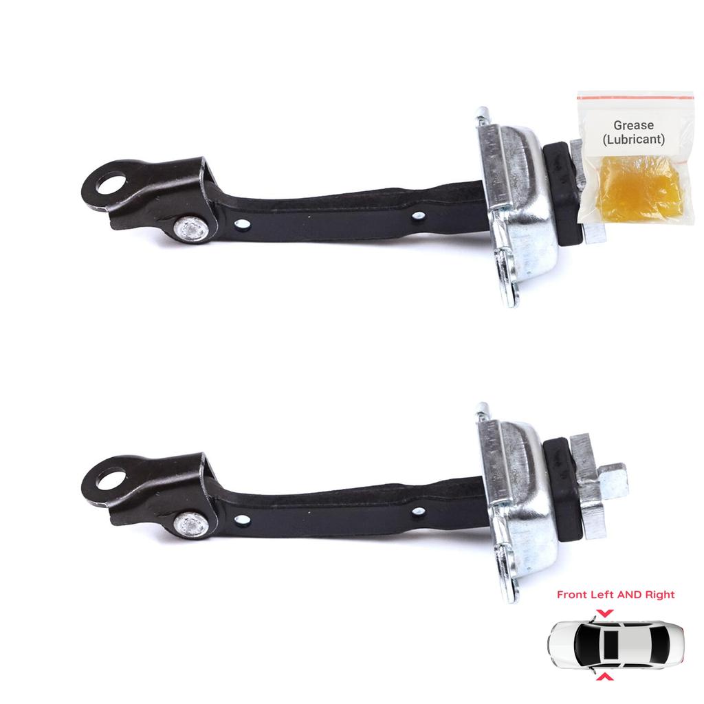 BDP1365-1 2 Pieces Front Door Stop Check Assy Limiter Strap for Toyota Yaris Echo Verso FunCargo Vitz Platz MK1 P1 P2 2003-2005 Facelift