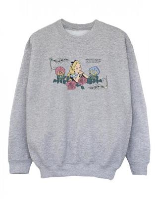 Boys Alice In Wonderland What Kind Of Garden Sweatshirt