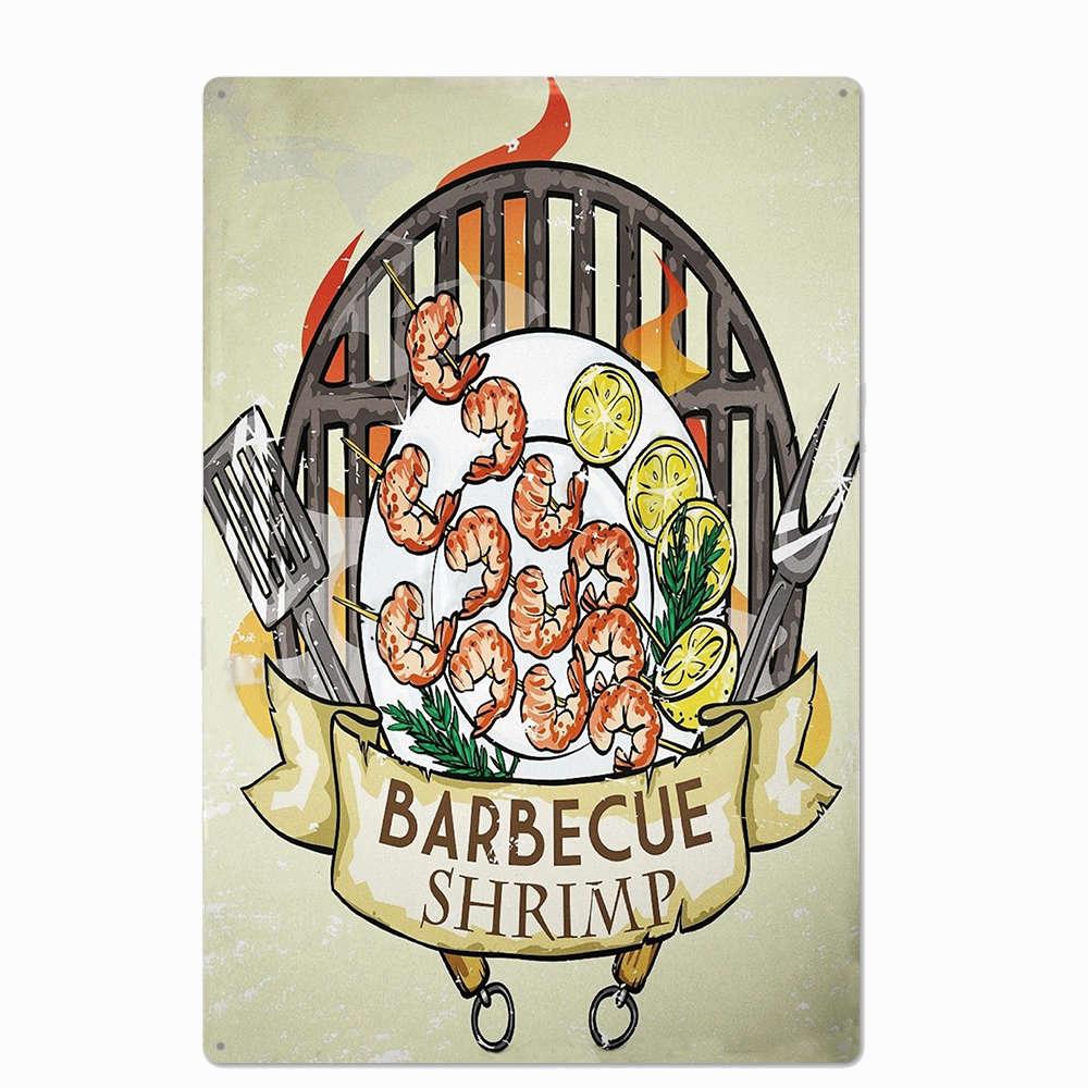 ZONA BARBECUE DEL PAPÀ Targa Retro Segni di Latta in Metallo Pub Cucina Casa Griglia Decorazione da Parete Vintage 20X30CM