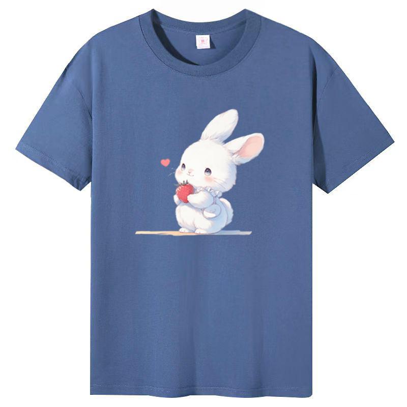Cotton Short-sleeved T-shirt Female Loose Korean Version of The Harajuku Wind New Letter Printing Students Cotton Body Shirt Female