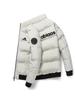 Cross Letter Men's Lightweight Winter Cotton Padded Stand Collar Jacket