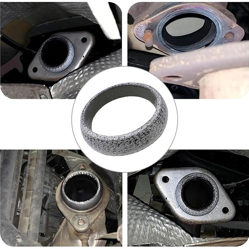 Universal High‑Temperature Exhaust Donut Gasket Ring‑Shape Exhaust Pipe Flange Seal Gasket Exhaust Flange Muffler Replacement