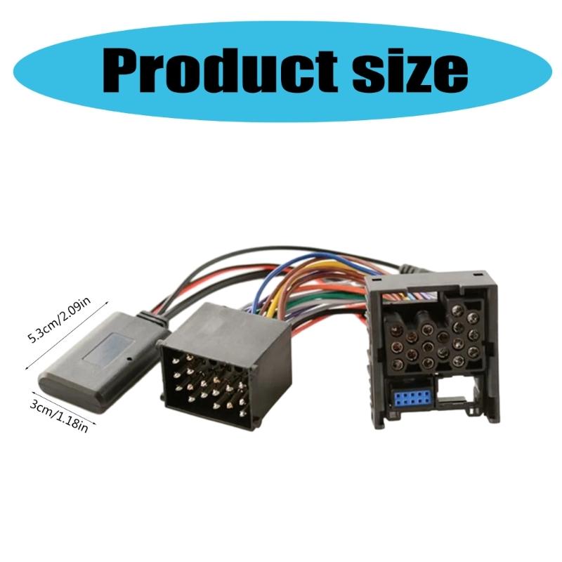 Cable Adapter Music Adapter Microphone Cable Bluetooth-compatible 5.0 for E46 Auto Repair Accessory