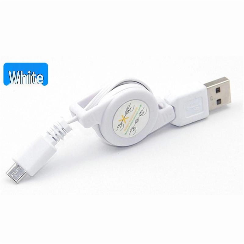 Retractable MicroUSB Charging Cable for Android Devices