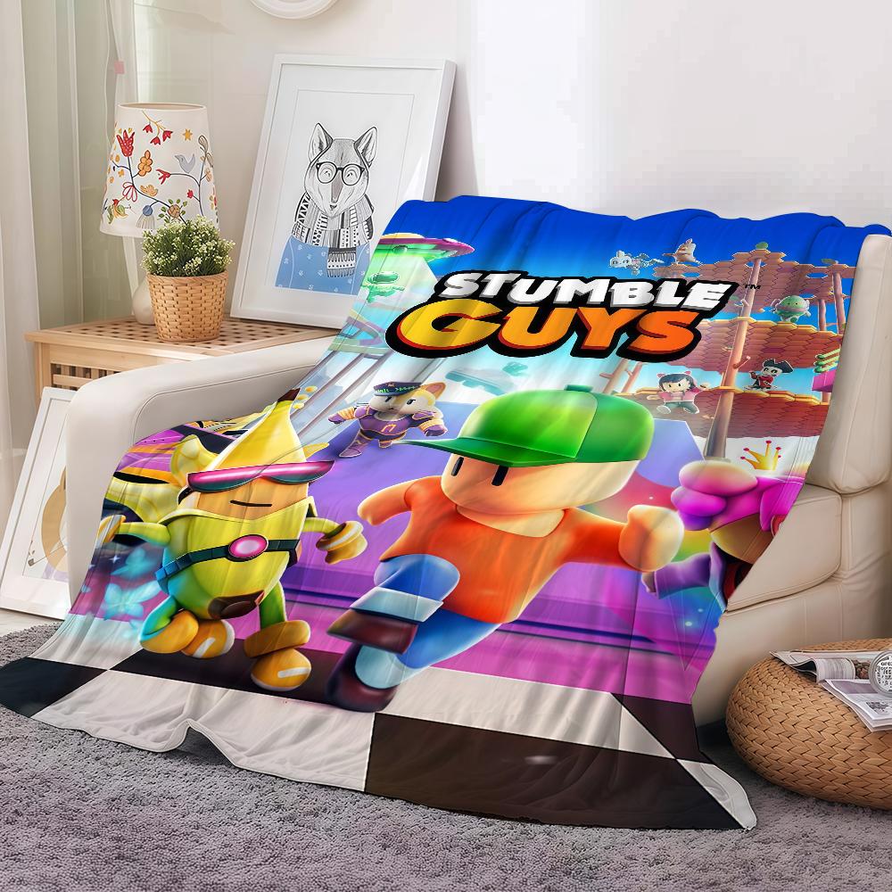 Adventure games S-stumble G-guys Blanket For Sofa Office Bed Plane Travel Sleep Read Relax Camping Soft And Warm