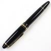 Excellent MONTBLANC fountain pen Meisterstuck 146 Rare logo engraved Black gold 14K Used