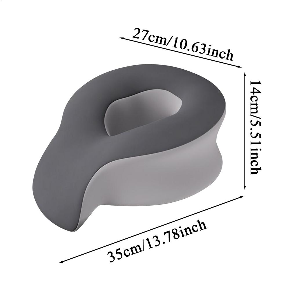 Massage Pillow for Bed Support Pillow for Face Down Rest High Elasticity Deep Sleep Tool for Travel, Business Trip, Home, Dorm