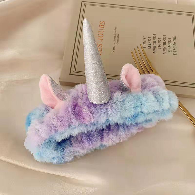 

Colorful Unicorn Hair Band for Face Wash & Masks