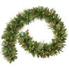 Christmas Pine Needle & Cone Wreath: Indoor Hanging Rattan Vine Decoration