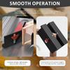 2Pcs Right Angle Woodworking Clip Spline Fixture Router Auxiliary Tools Aluminum Alloy Table Saw Jig for 5-42mm Thick Frame