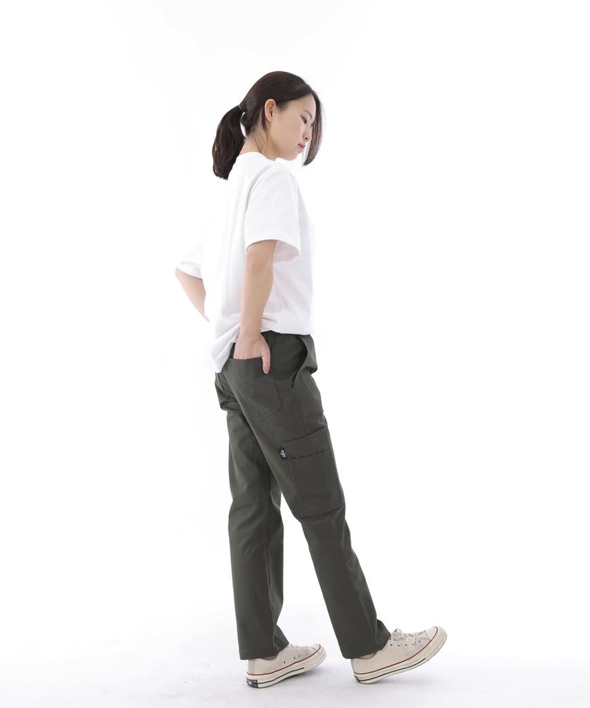 Seinteukeulu Straight Two-Layer Cargo Pants St2-309C Khaki