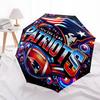 Printed Patriot Logo Folding Umbrella,Outdoor,Leisure,And Travel Umbrella,Durable Umbrella Fabric,Birthday And Holiday Gift