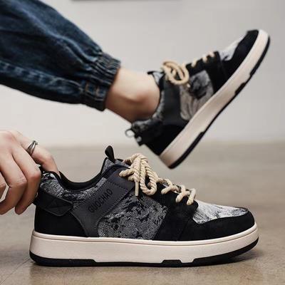 Fashion Men Canvas Shoes Retro Flats Casual Lace Up Sneakers Autumn Fashion Breathable Tenis Running Shoes Masculino Zapatillas Hombre