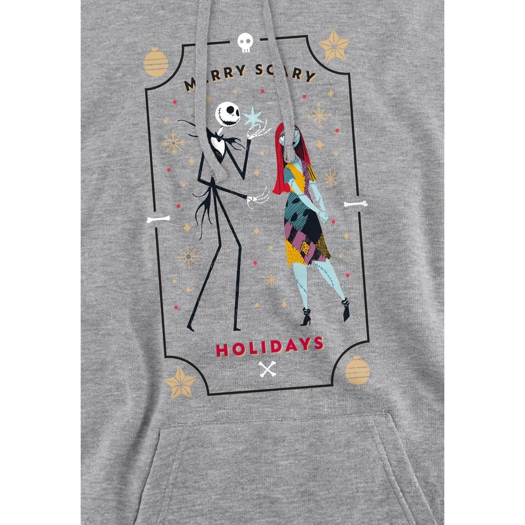 The Nightmare Before Christmas Mens Scary Holidays Jack Sally Hoodie